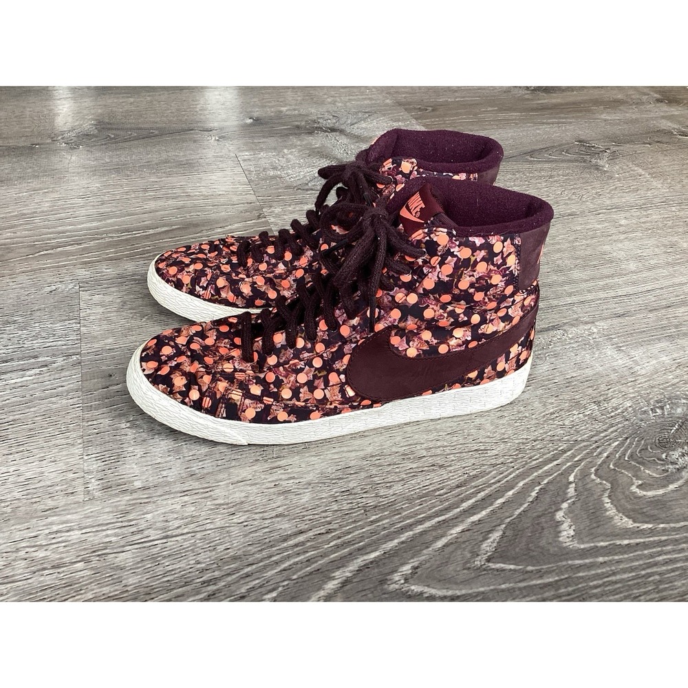 Nike SB Blazer Mid Vintage QS Liberty of London High Top Shoes Sneakers Size 7.5 - Picture 4 of 12